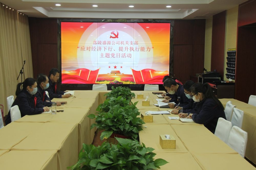 機(jī)關(guān)黨支部開展“應(yīng)對經(jīng)濟(jì)下行、提升執(zhí)行能力”主題黨日活動