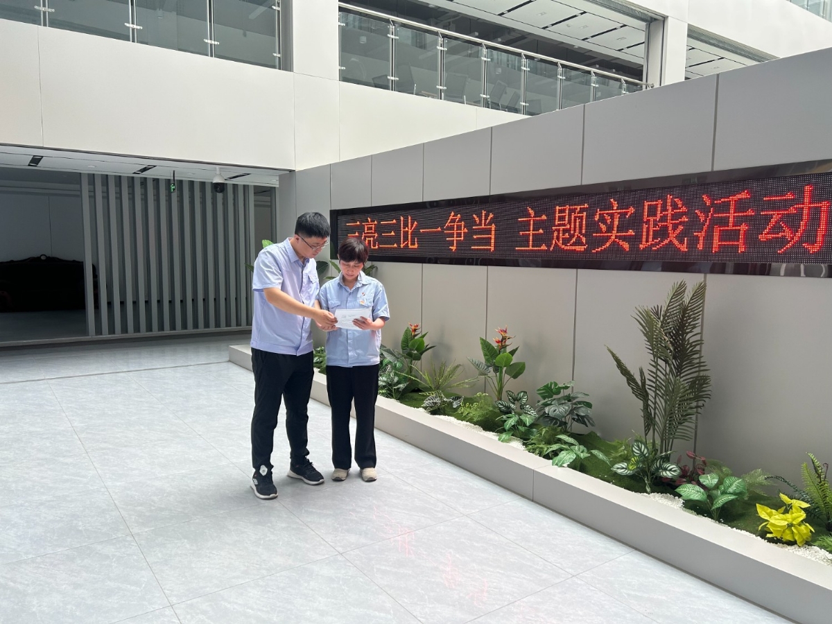 盛源公司各支部積極開展“三亮三比一爭當”主題實踐活動